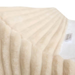 Ruby Melon Cover for Baby Change Mat with soft minky cream corduroy fabric