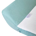 Ruby Melon Baby Change Mat Cover in green pistachio