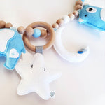 Ruby Melon Heartfelt Cot & Pram Dangles