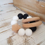 Ruby melon Silicone Teether Rattle