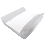 Ruby Melon Cover for Baby Change Mat with white leaf pattern on grey