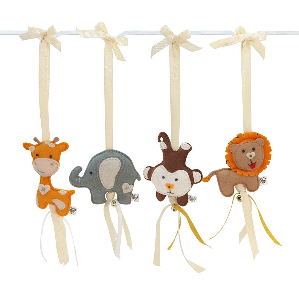 Sensory Baby Toys – Heartfelt Dingle Dangle Mobile Set | Ruby Melon