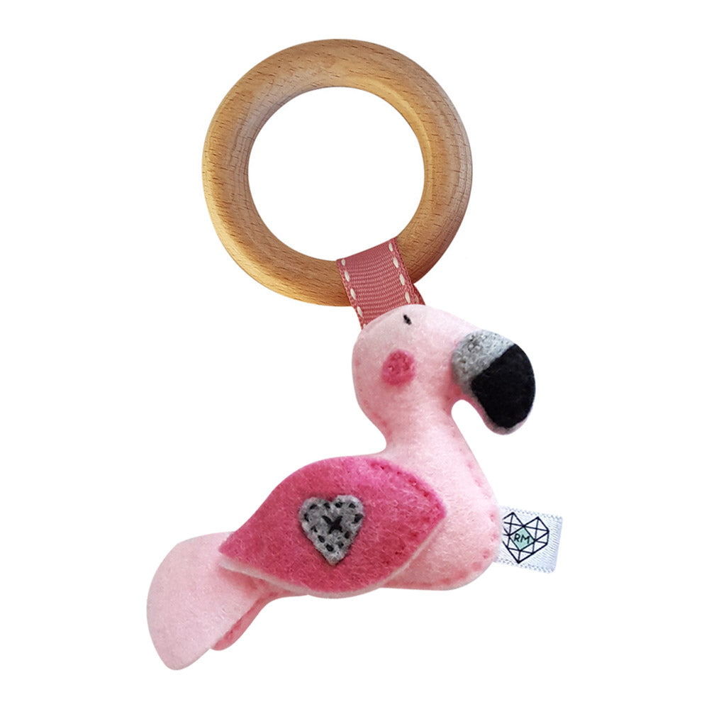 Ruby Melon Heartfelt Rattle