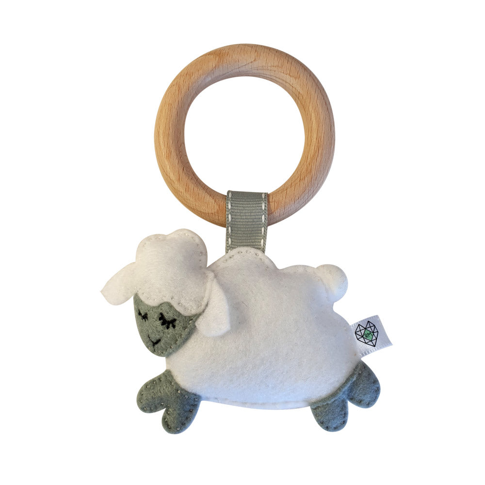 Ruby Melon Heartfelt Rattle