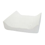 Ruby Melon Baby Change Mat Cover in plain white cotton towelling fabric
