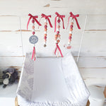 Ruby Melon Natural Wooden Baby Mobile Dingle Dangle Set